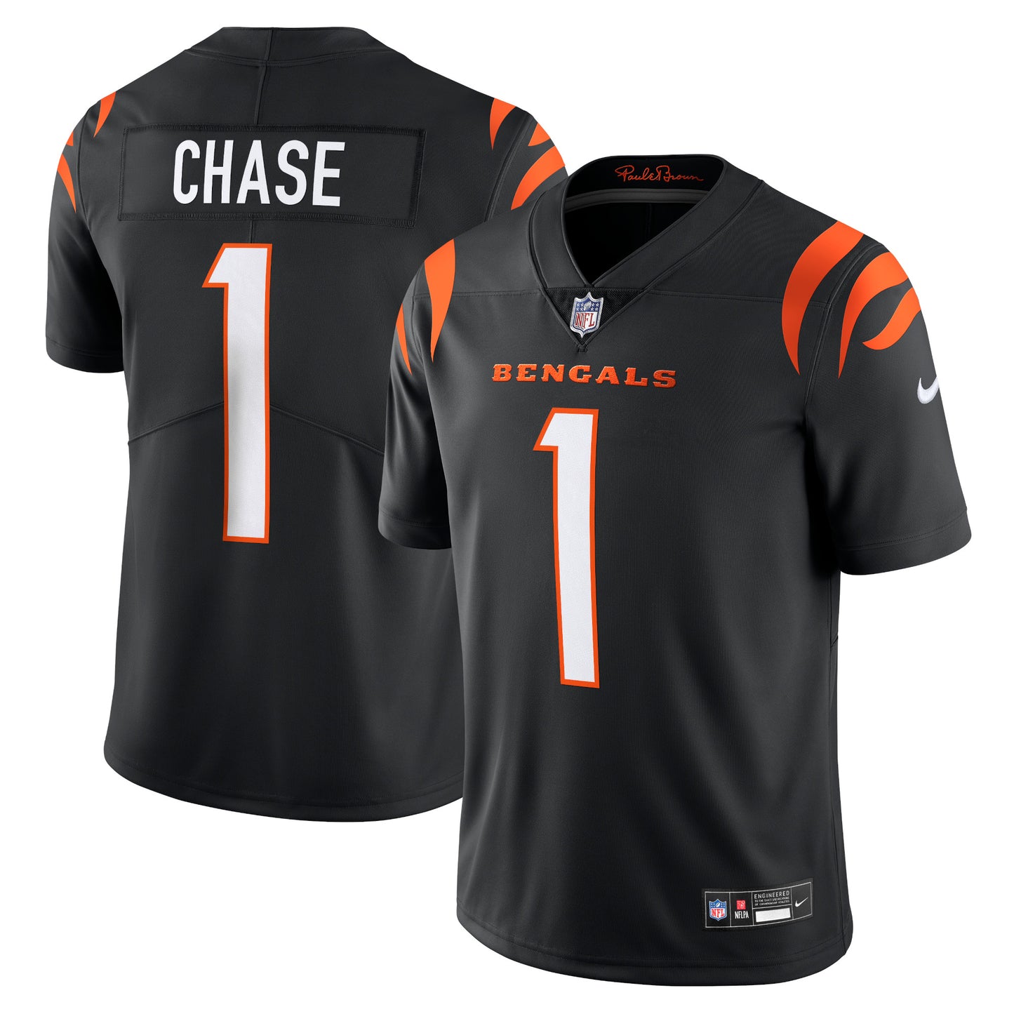 Ja'Marr Chase Cincinnati Bengals Nike  Vapor Untouchable Limited Jersey - Black
