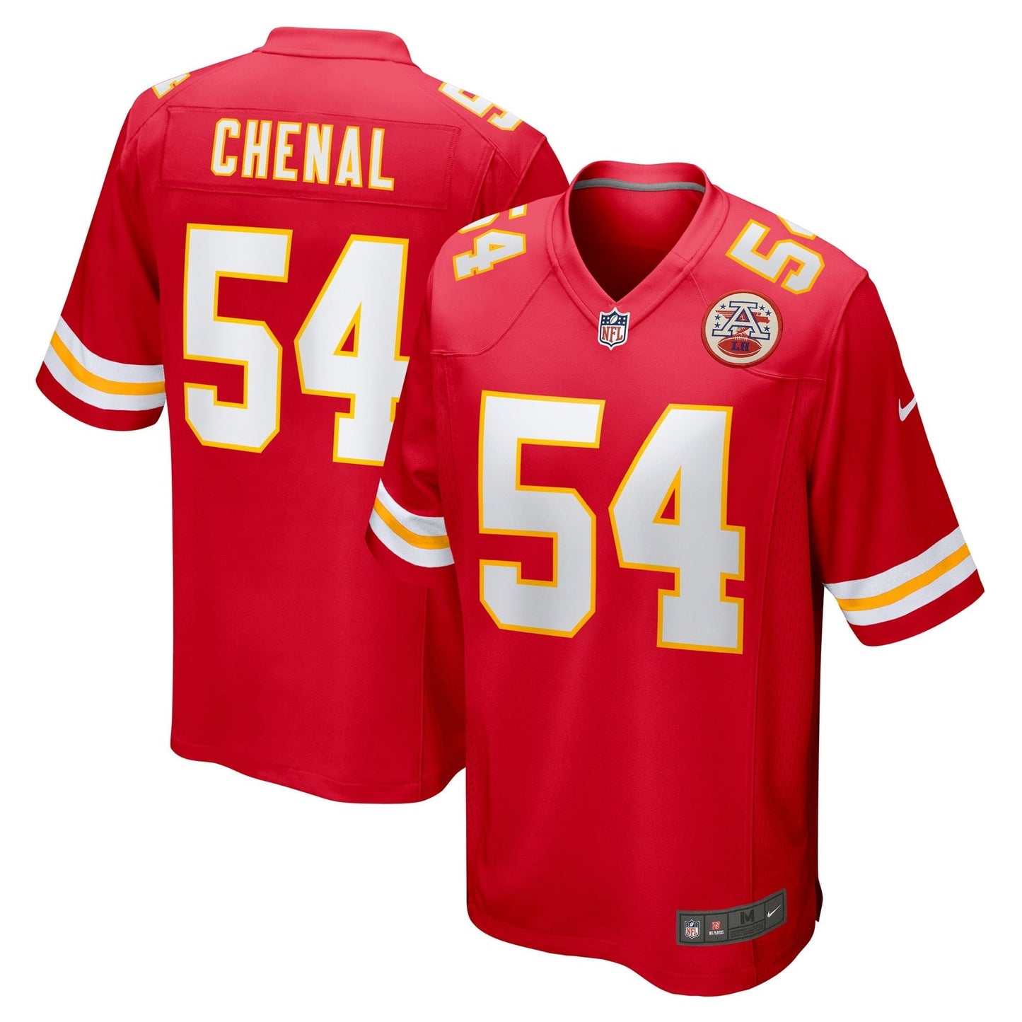 Men's Nike Leo Chenal Red Kansas City Chiefs Game Player Jersey