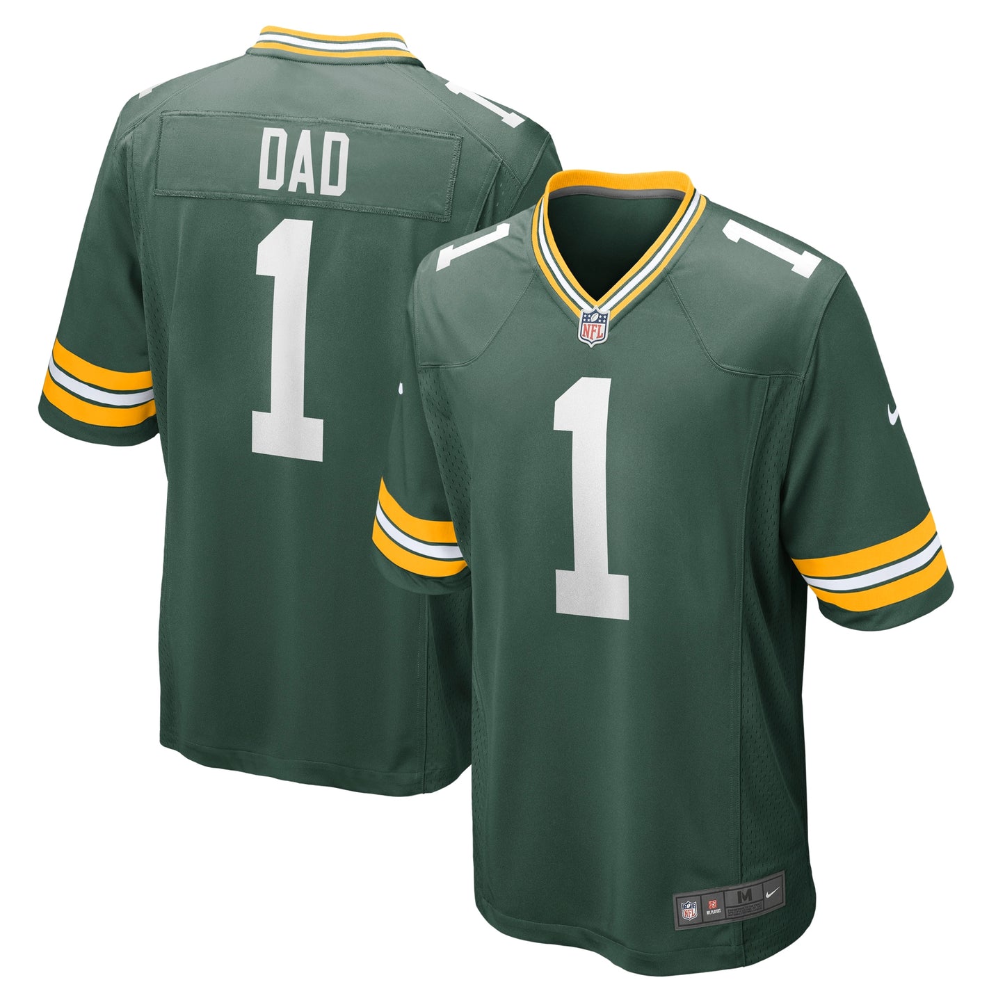 Number 1 Dad Green Bay Packers Nike Game Jersey - Green