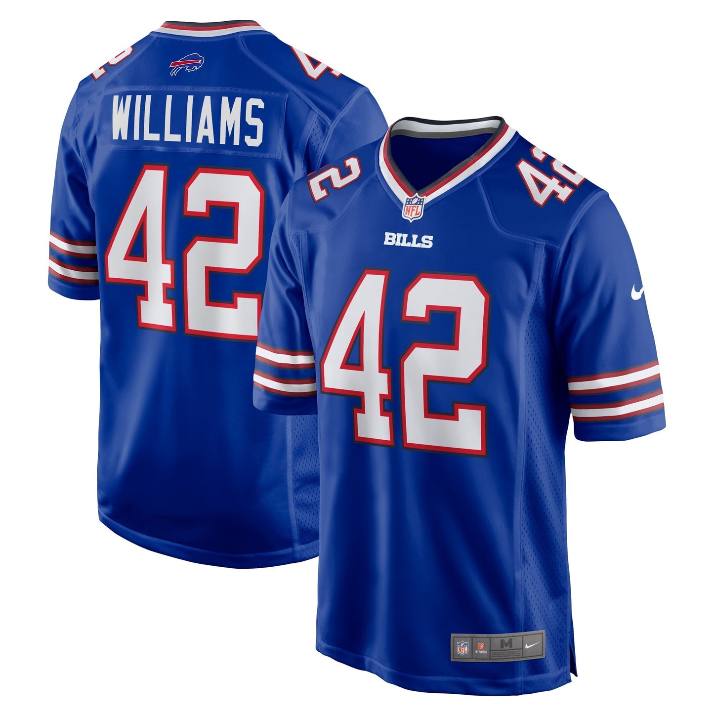 Men's Nike Dorian Williams Royal Buffalo Bills Home Game Jersey
